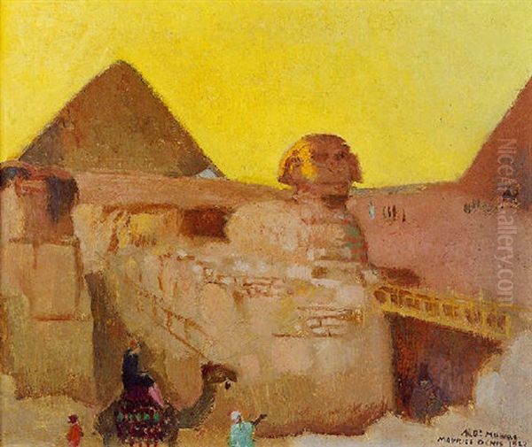 Le Sphynx Et Les Pyramides Oil Painting by Maurice Denis