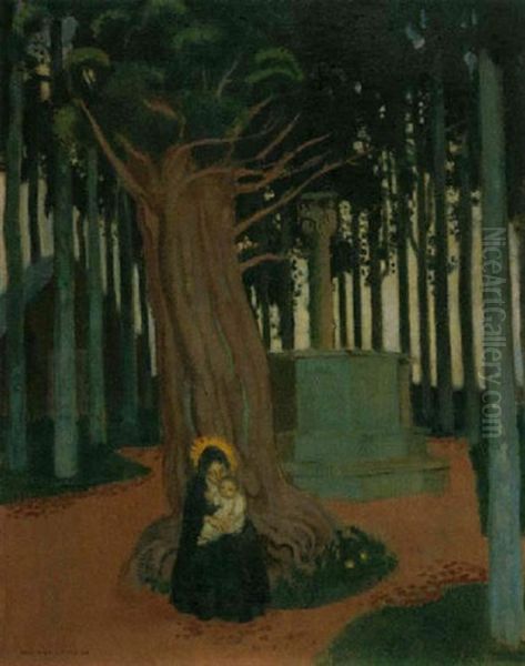 Vierge De Saint Gonery Oil Painting by Maurice Denis