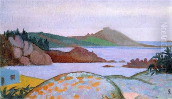 L'ile Millau A Trebeurden Oil Painting by Maurice Denis