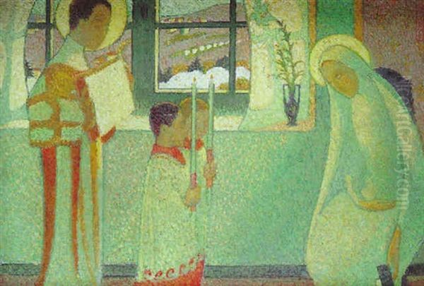 Mystere Catholique (3) Oil Painting by Maurice Denis