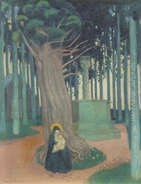 Vierge De St Gonery Oil Painting by Maurice Denis