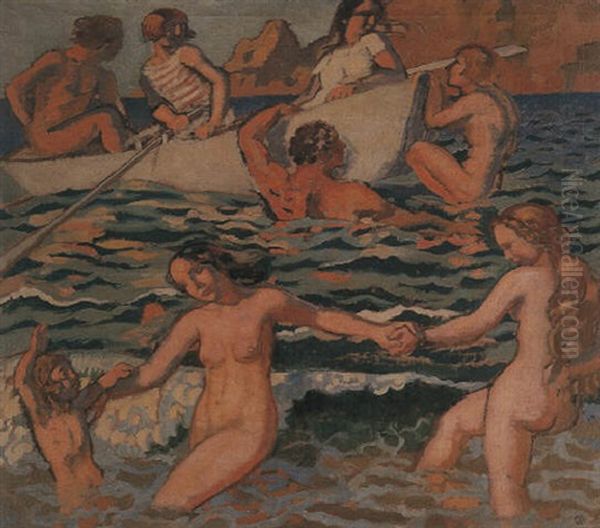 Plage Au Canot by Maurice Denis