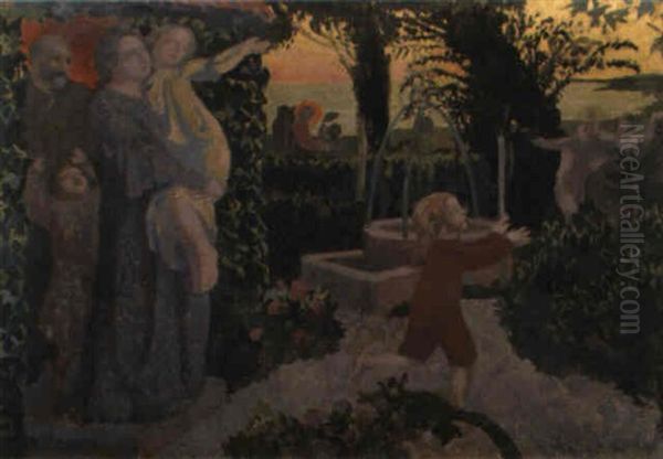 Septima Hora Oil Painting by Maurice Denis