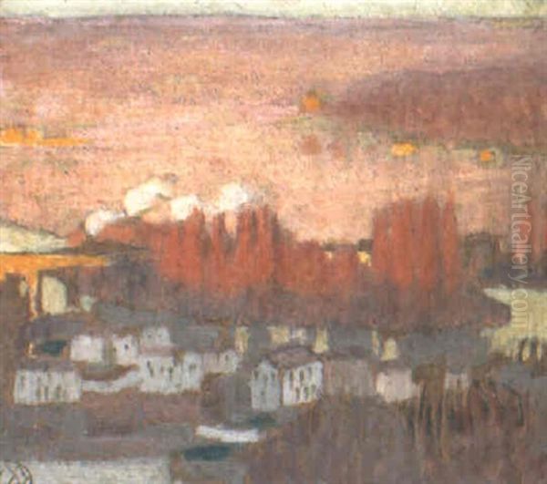 Ile De Paques Oil Painting by Maurice Denis