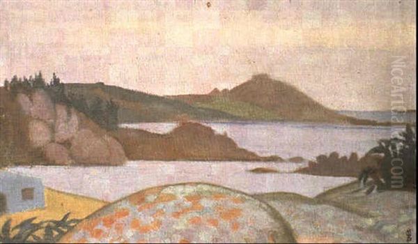 L'ile Millau A Tr,beurden Oil Painting by Maurice Denis