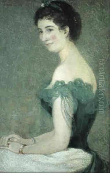 Portrait De Madame Marie-louise Jouin Oil Painting by Maurice Denis