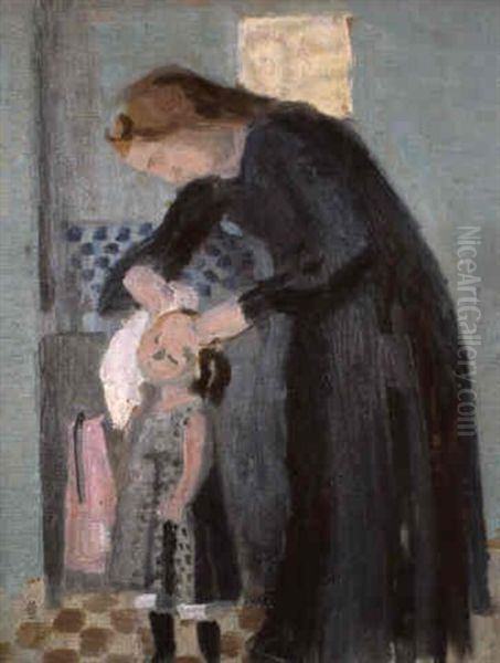 La Toilette De La Petite Oil Painting by Maurice Denis