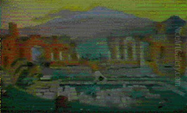 Taormina Oil Painting by Maurice Denis