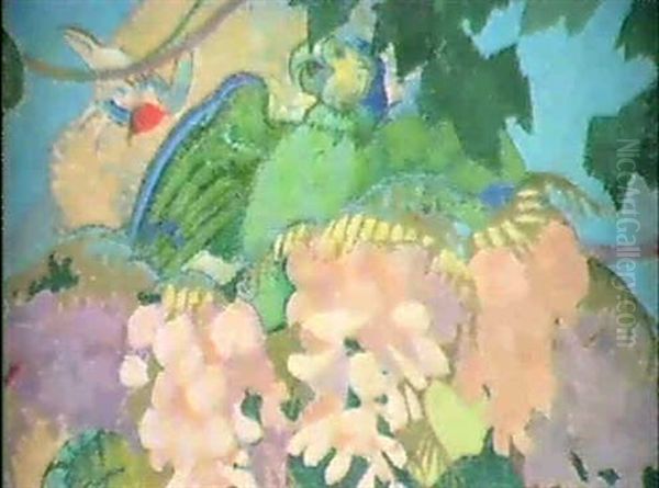 Le Perroquet Vert Oil Painting by Maurice Denis