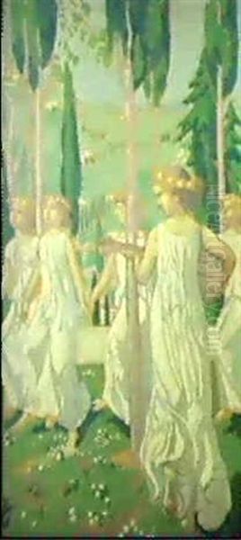 Eternel Ete: La Danse Oil Painting by Maurice Denis