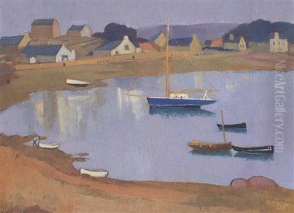 Port De Ploumanach Oil Painting by Maurice Denis