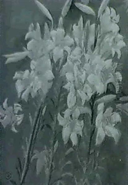 Liliums Oil Painting by Maurice Denis