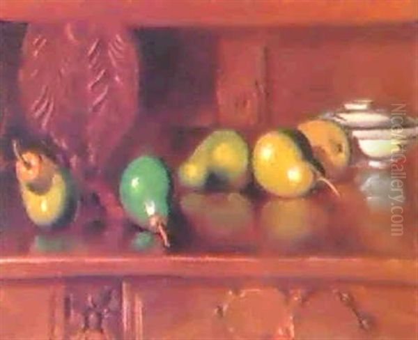 Nature Morte Aux Poire Oil Painting by Maurice Denis