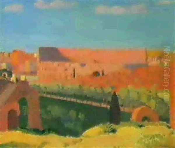 Une Vue Du Colisee Oil Painting by Maurice Denis