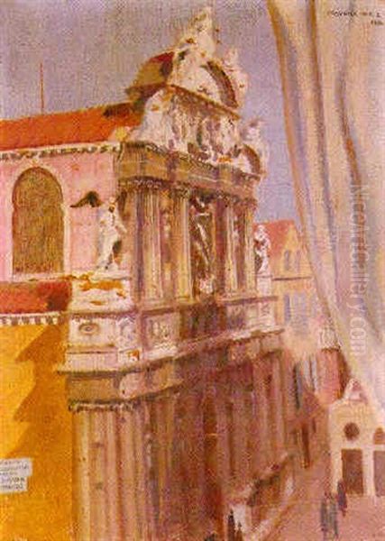 Santa Maria Zobenigo, Venise Oil Painting by Maurice Denis