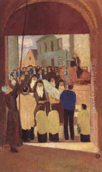 Soir D'automne, L'enterrement Oil Painting by Maurice Denis