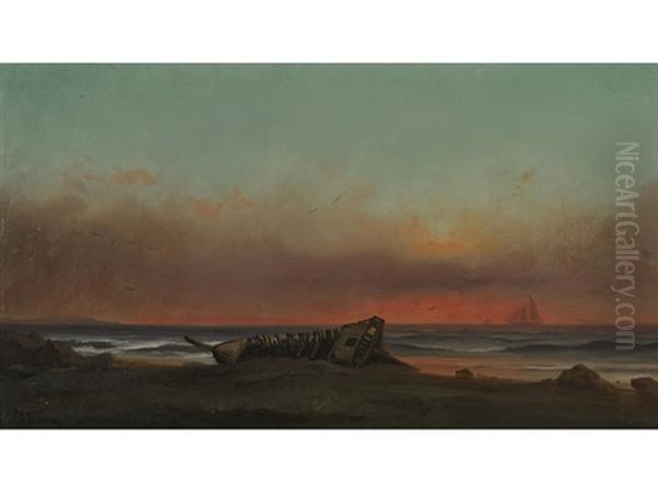 Bodega Bay Oil Painting by Gideon Jacques Denny