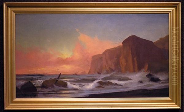 Sunset, Land's End Oil Painting by Gideon Jacques Denny