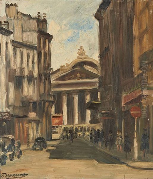 Vue Animee De La Bourse by Alexandre Denonne