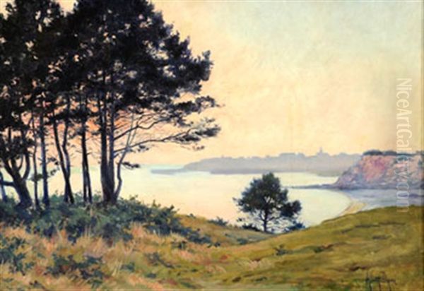 Lande Bretonne Oil Painting by Albert Depre