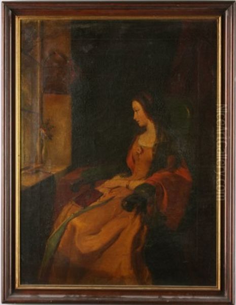 Madeline Oil Painting by Alfred Thomas Derby