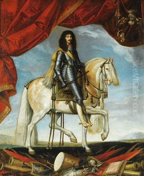 Portrait Of The Duke Of Lorraine Oil Painting by Claude Deruet