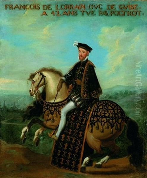 Portrait Du Duc De Guise Oil Painting by Claude Deruet