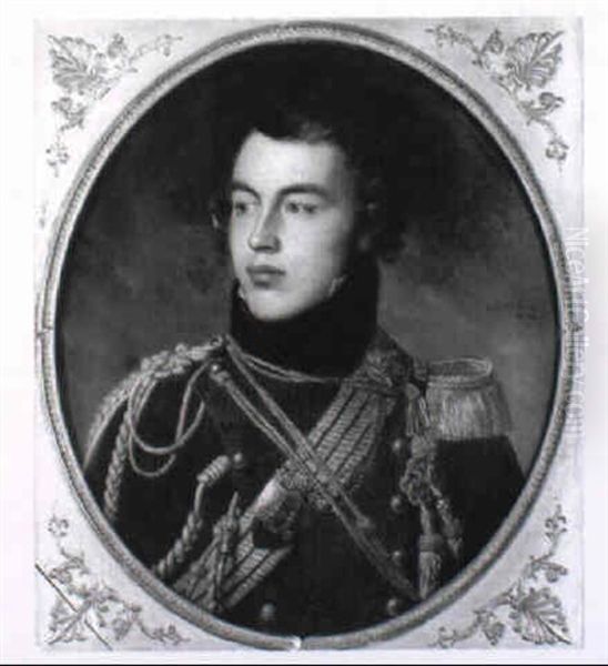 Portrait Presume De Monsieur Auguste Barre De Sainte-fare Oil Painting by Constant-Joseph Desbordes