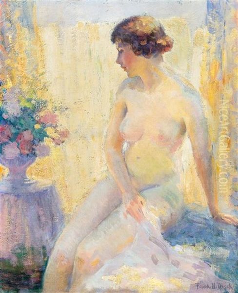 Nude Oil Painting by Frank H. Desch