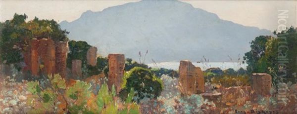 Ruines Pres Du Forum, Tipaza by Eugene F. A. Deshayes