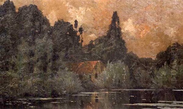 L'etang by Eugene F. A. Deshayes