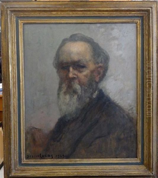 Autoportrait Oil Painting by Louis Marie Desire-Lucas