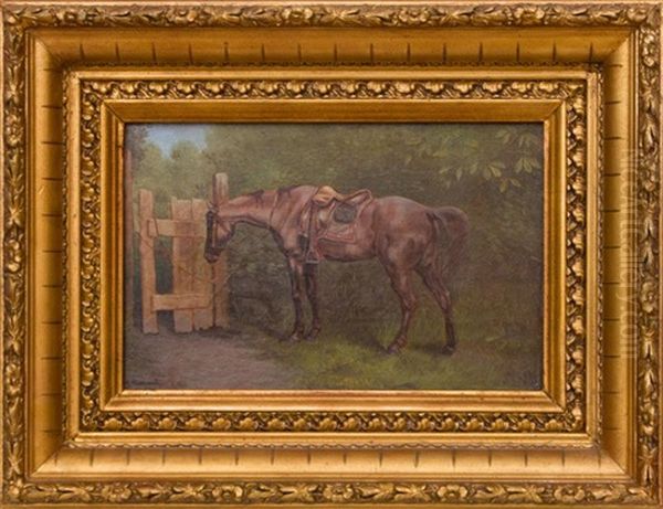 The Doctor's Horse Oil Painting by Alphonse Desport