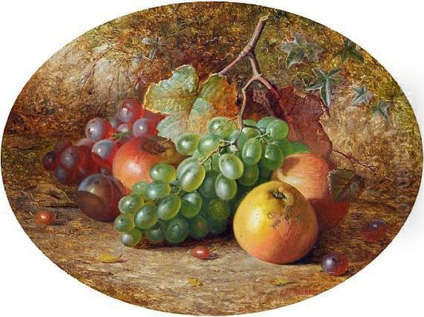 Still Life With Fruit Oil Painting by Charles Archer