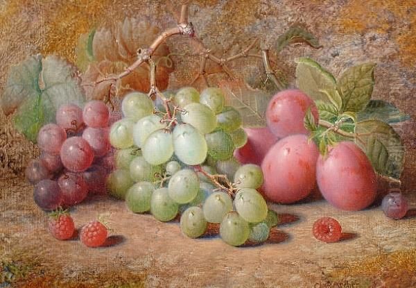 Still Life Of Fruit Oil Painting by Charles Archer