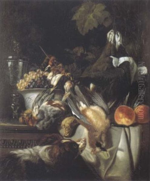 Nature Morte Aux Pieces De Gibier Oil Painting by Claude Francois Desportes