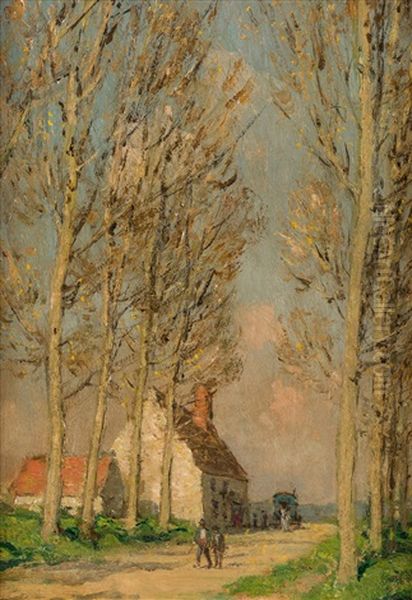 L`halte by Louis Paul Dessar