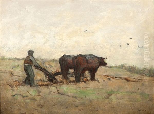 Spring Plowing by Louis Paul Dessar