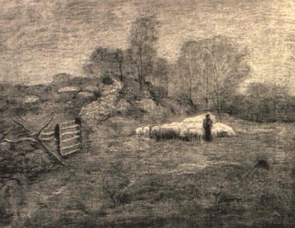 Marvin's Field, Lyme, Connecticut by Louis Paul Dessar