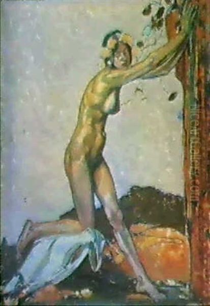 Le Modele Oil Painting by Georges Desvallieres