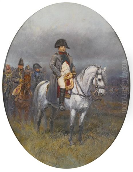 Napoleon On Horseback Oil Painting by Edouard Jean Baptiste Detaille