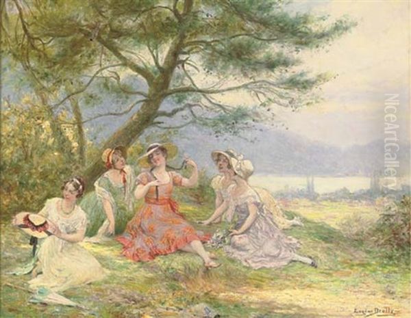 The Best Of Friends Oil Painting by Eugene Auguste Francois Deully