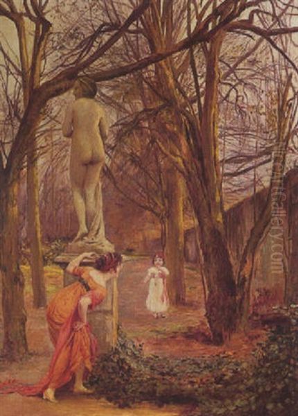 La Partie De Cache-cache Oil Painting by Eugene Auguste Francois Deully