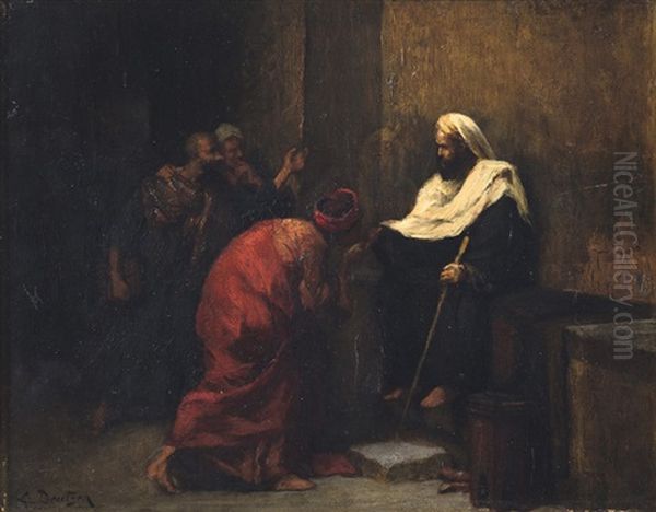 L'obedience (itaat) Oil Painting by Ludwig Deutsch