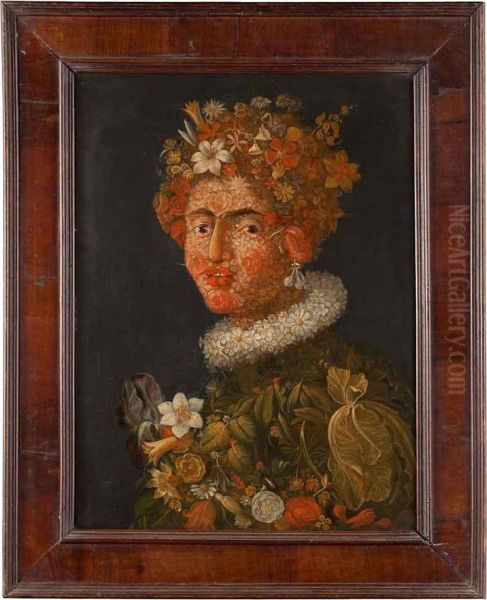 Flora by Giuseppe Arcimboldo