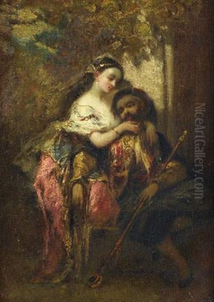 Judith Et Holopherne Oil Painting by Louis Devedeux