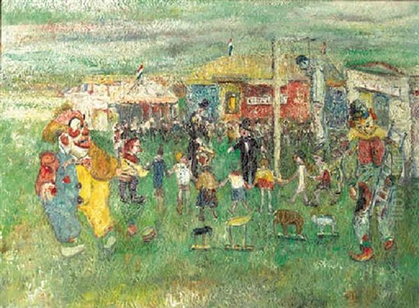 Carnivalesque Celebrations Oil Painting by John Van Deventer