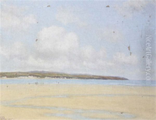 The Welsh Coast Oil Painting by Vickers Deville