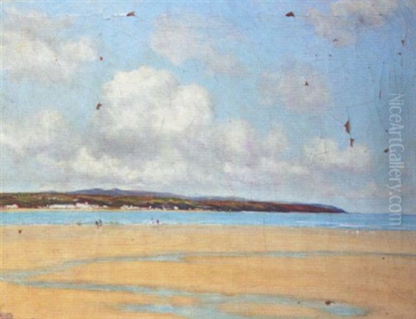 The Welsh Coast Oil Painting by Vickers Deville