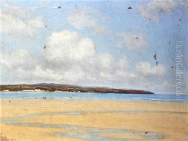 The Welsh Coast Oil Painting by Vickers Deville